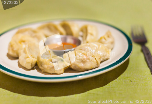 Image of Momos on plate