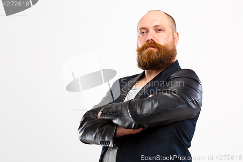 Image of Man with arms on chest