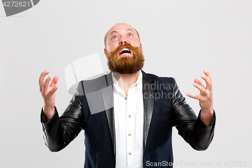 Image of Dissatisfied man with ginger beard