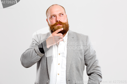 Image of Adult man , place for inscription