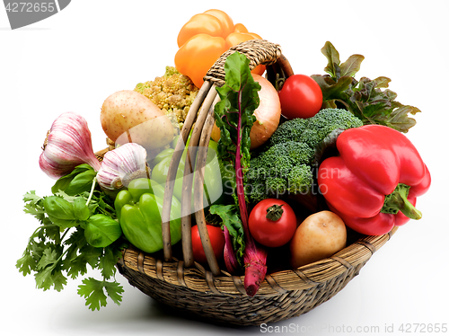 Image of Fresh Vegetables Basket
