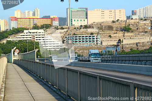 Image of highway in the downtown area