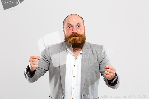 Image of Evil man with ginger beard