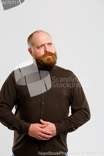 Image of Man with ginger beard, mustache