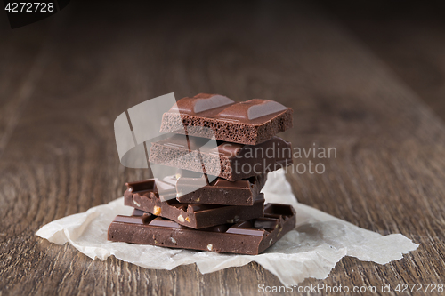 Image of Porous and chocolate with nuts