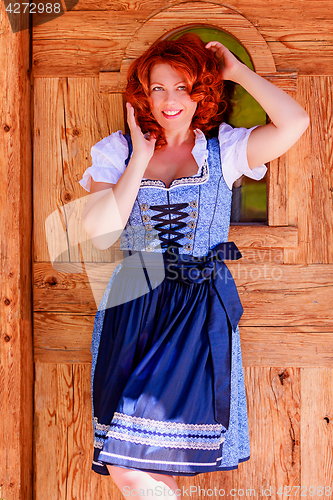 Image of Great woman in Dirndl