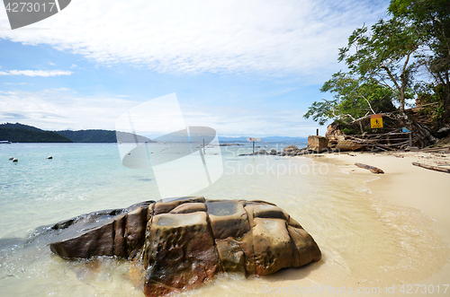 Image of Beautiful sea view at Sabah island