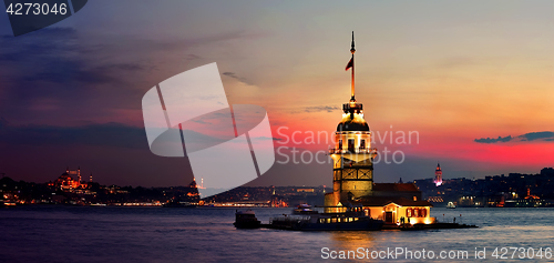 Image of Maiden Tower in Istanbul