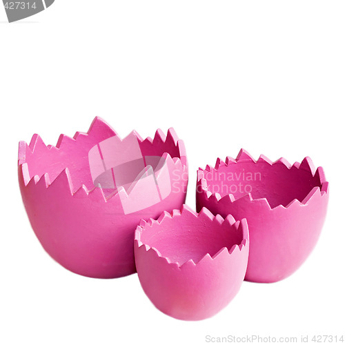 Image of Pink pottery
