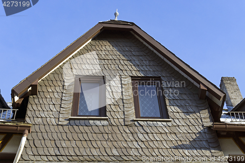 Image of House facade with slate