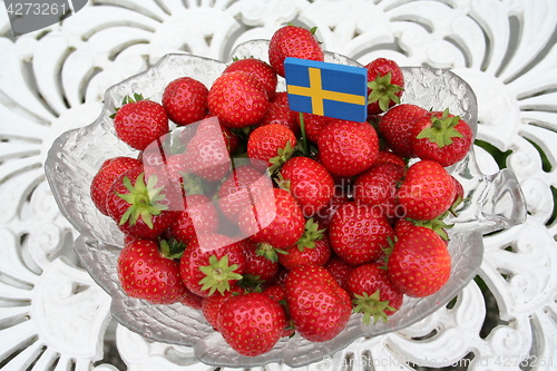 Image of Sweet Swedish strawberries for Midsummer