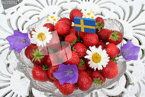Image of Sweet Swedish strawberries for Midsummer