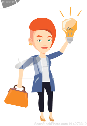 Image of Successful business idea vector illustration.
