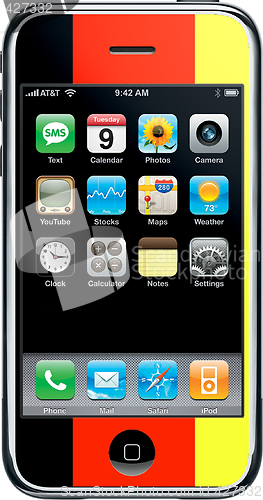 Image of German iPhone