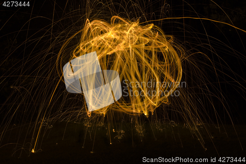 Image of Light Painting Background