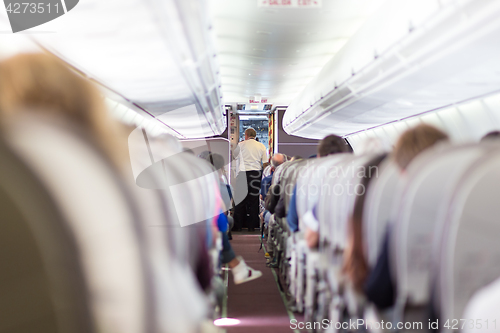 Image of Pilot on the airplane.