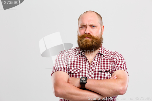 Image of Doubting man with ginger beard