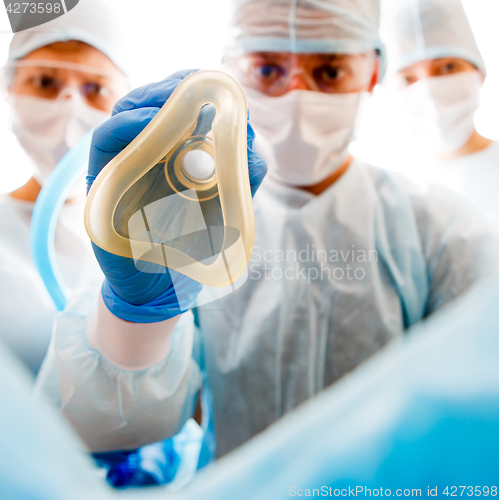 Image of Photo of doctor with mask