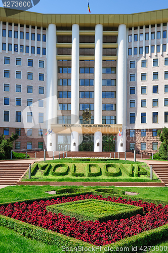 Image of Parliament Building in Chisinau, Republic of Moldova