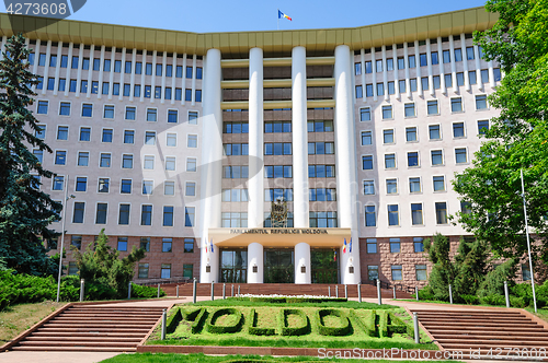 Image of Parliament Building in Chisinau, Republic of Moldova