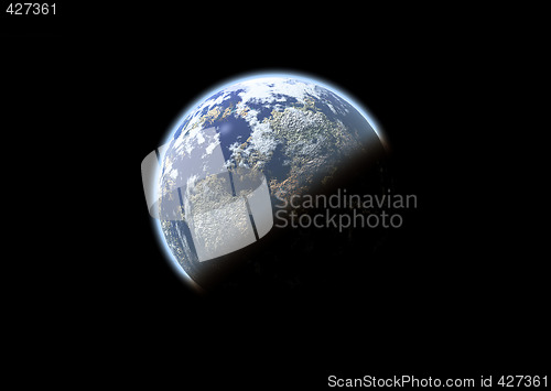 Image of Planet half