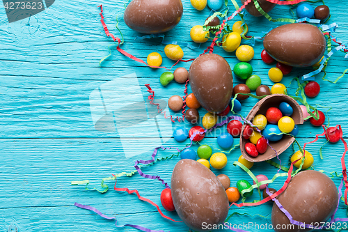 Image of Sweets, eggs , place for inscription