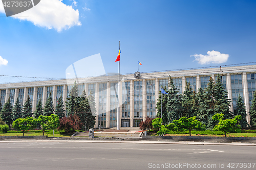 Image of Gouvernment Building in Chisinau, Republic of Moldova