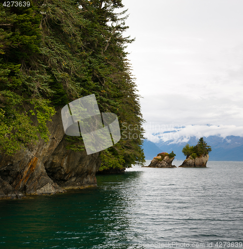 Image of Rocky Buttes Kenai Fjords North Pacific Ocean Alaska