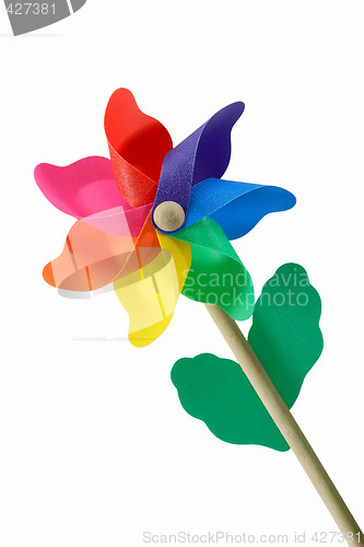 Image of Colorful pin wheel