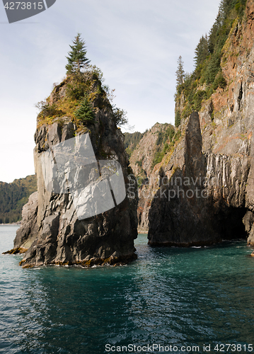 Image of Rocky Buttes Kenai Fjords North Pacific Ocean Alaska