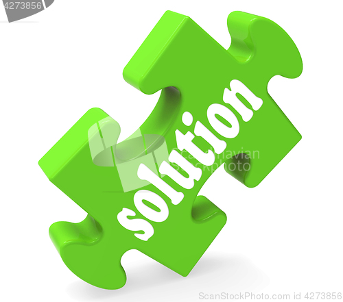 Image of Solution Shows Success Development And Strategies
