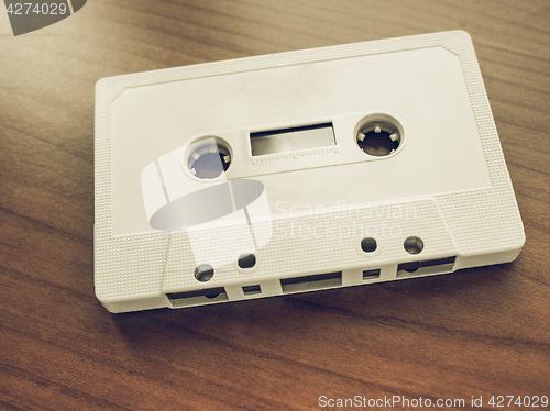 Image of Vintage looking Tape cassette