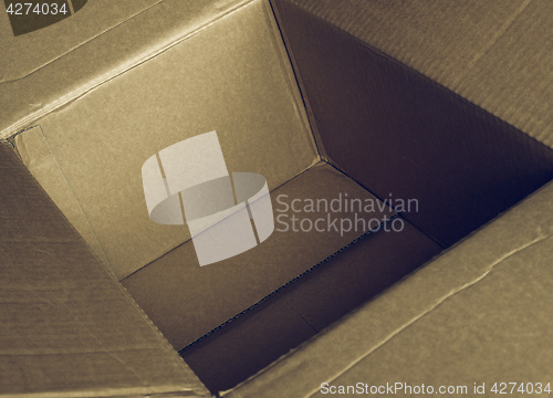 Image of Vintage looking Inside a box