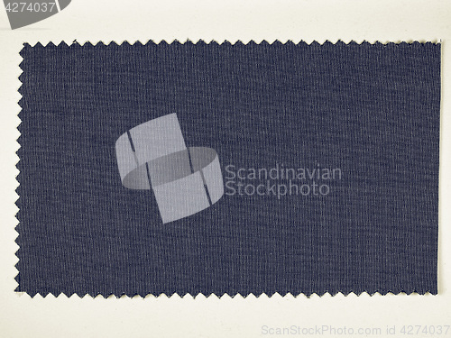 Image of Vintage looking Blue fabric sample