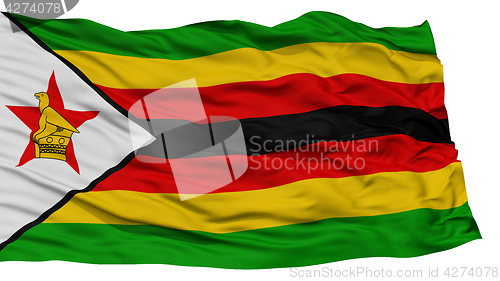 Image of Isolated Zimbabwe Flag