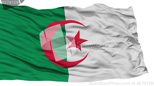 Image of Isolated Algeria Flag