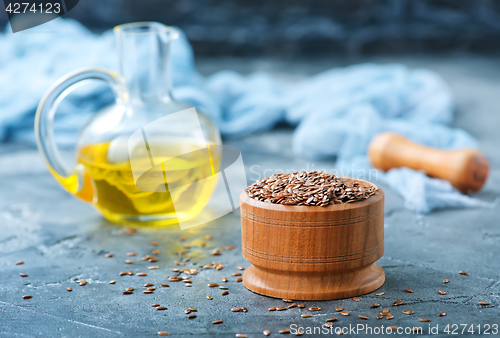 Image of flax seed and oil