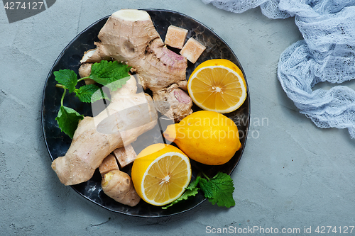 Image of ingredients for tea