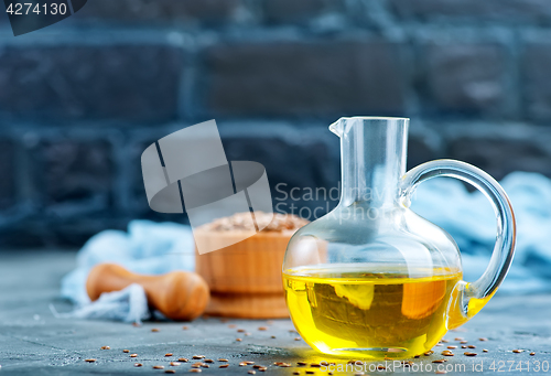 Image of flax seed and oil