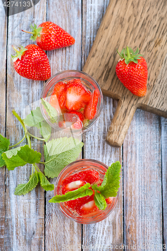 Image of strawberry drink