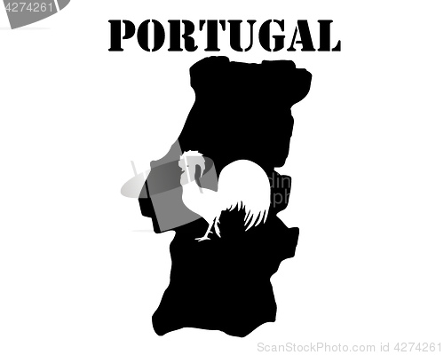 Image of Symbol of Portugal and maps