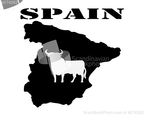 Image of Symbol of Spain and maps