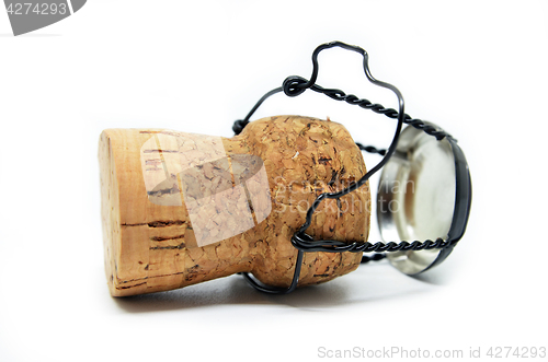 Image of Cork from champagne bottle