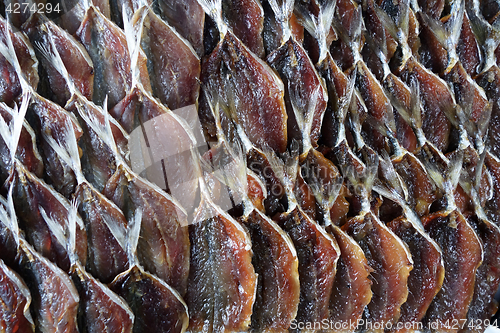 Image of Dried fish on the market 