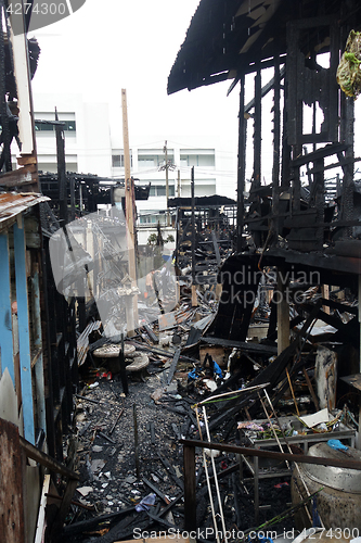 Image of Deserted building after a fire