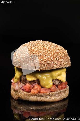 Image of Burger With Vegetables