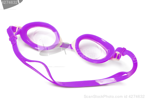 Image of Wet goggles for swimming with water drops