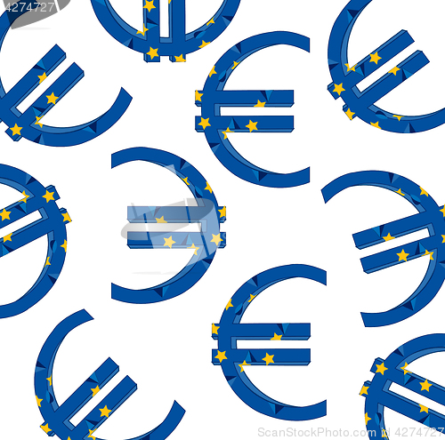 Image of Decorative symbol euro