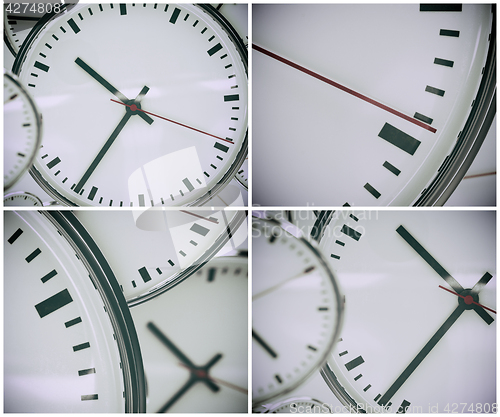 Image of Clock Background Abstract