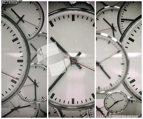 Image of Clock Background Abstract